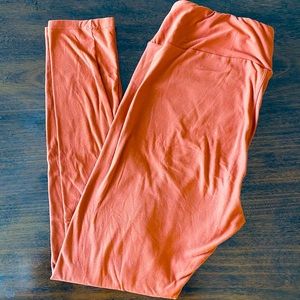 Burnt Orange Lularoe Leggings